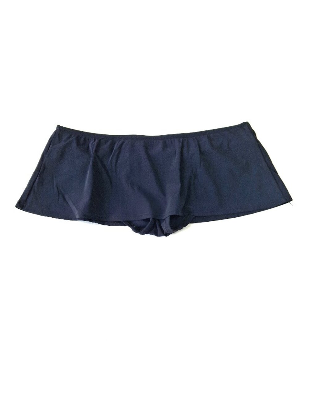 Hipster Skirtini Size S Black Bikini Swim Skirt Bottoms Built-In Panty Stretchy